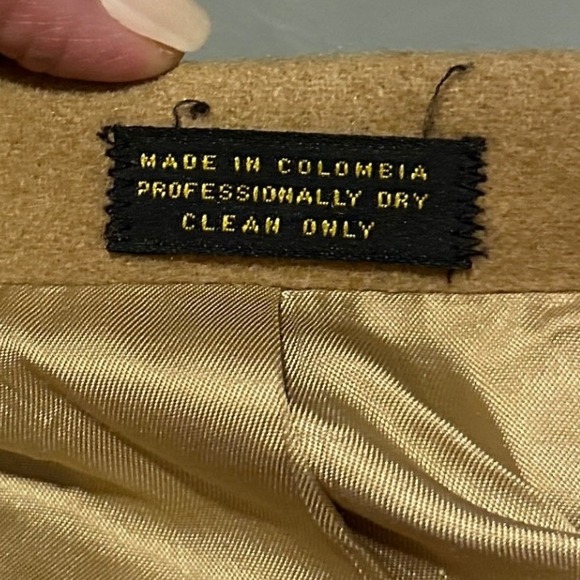 Robert Stock Men Tan Wool Blend Blazer Jacket Coat Size Medium - Picture 4 of 10